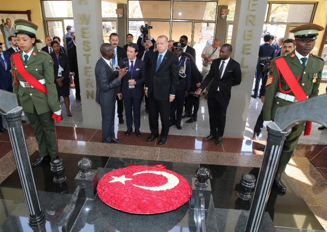 Cumhurbaşkanı Erdoğan Zambiya'da